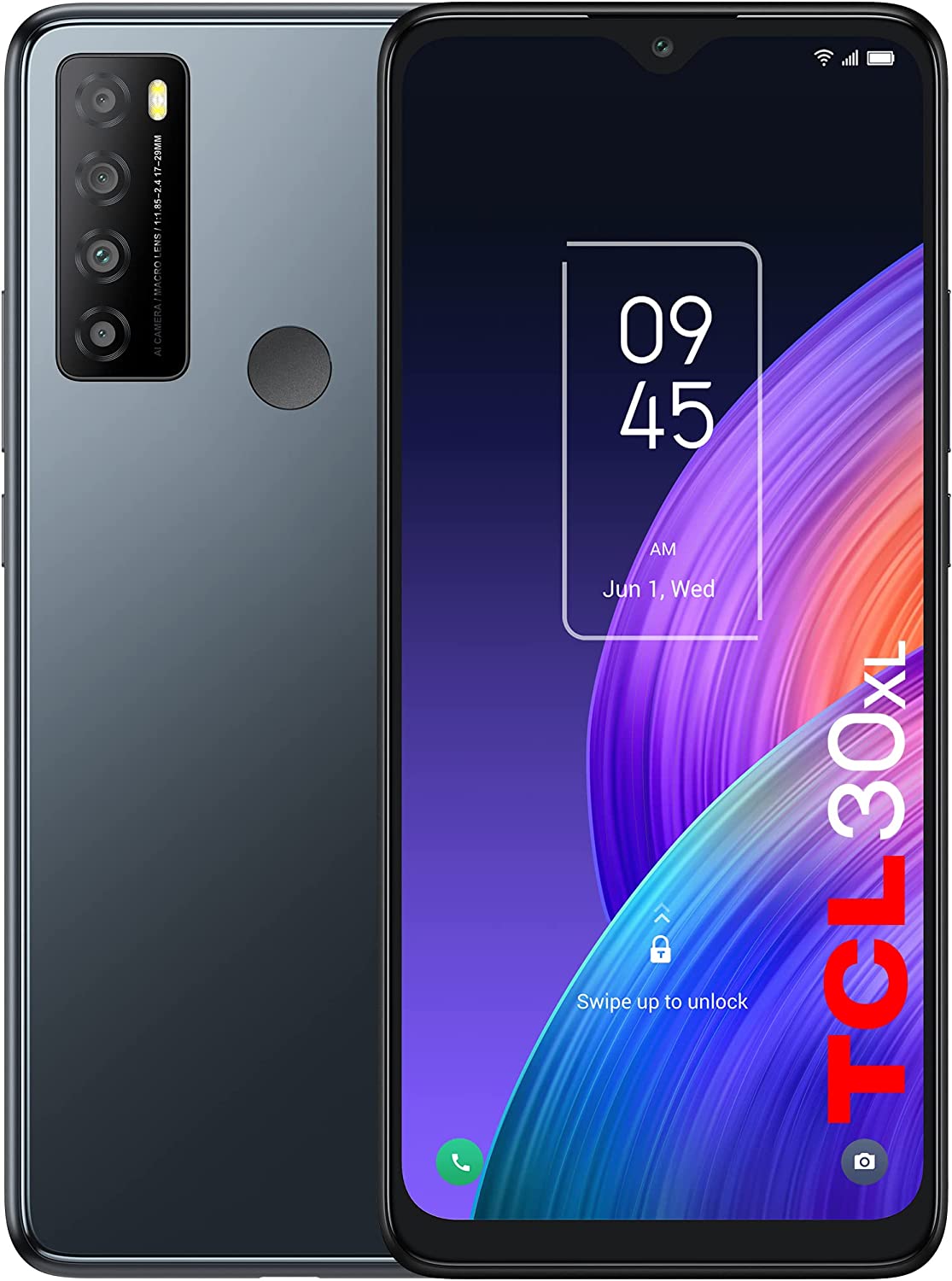 TCL 30XL |2022| Unlocked Cell Phone， 6.82 inch Vast Display， 5000mAh Battery， Android 12 Smartphone， 50MP Rear+13MP Front Camera， 6GB RAM + 64GB ROM， US Version， Dual Speaker， Night Mist (No 5G) - Image 8